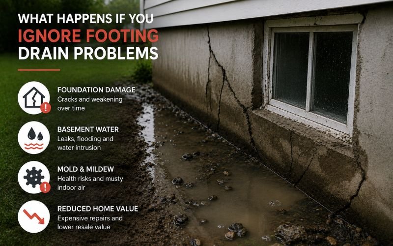 What Happens If You Ignore Footing Drain Problems
